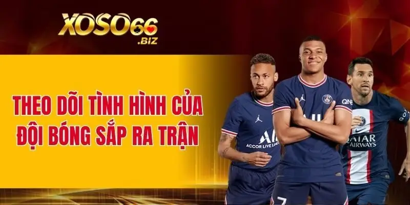 Thể Thao XOSO66 – Nơi Quy Tụ Đủ Bộ Môn Sport Hot 2025 4 Theo dõi tình hình của đội bóng sắp ra trận