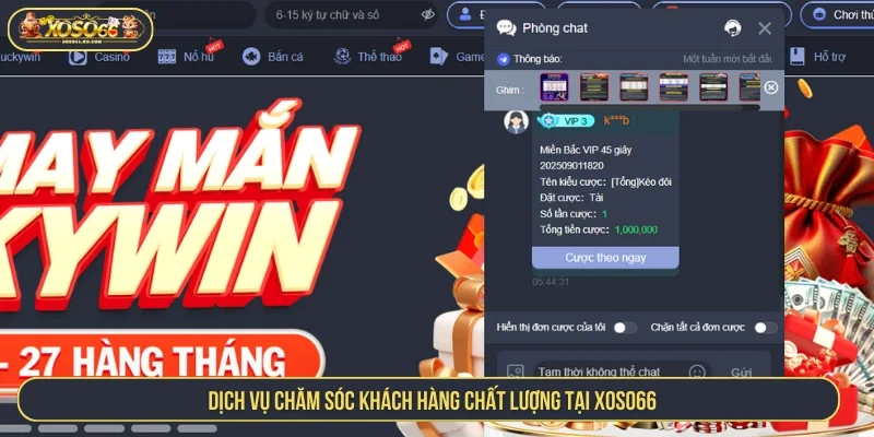 Xoso66 chăm sóc khách hàng